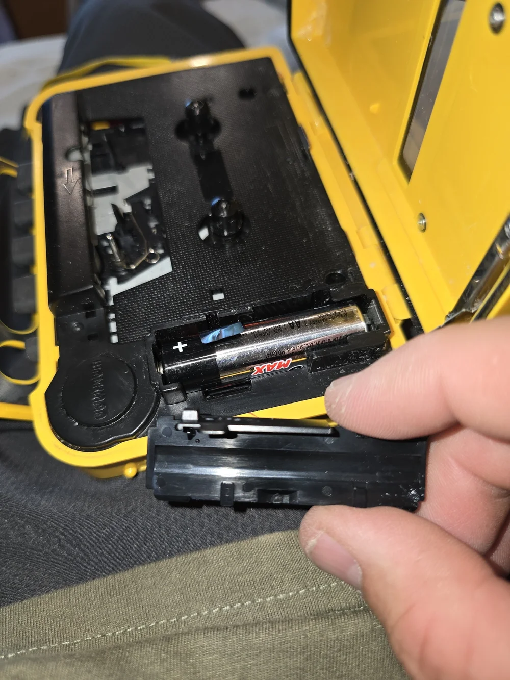 Sony Yellow and Blue Sports Walkman WM-A52 Portable Cassette Player
